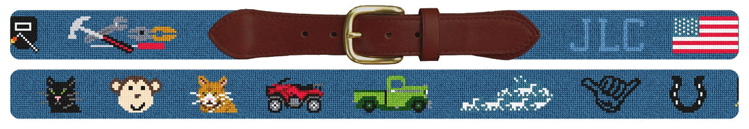 Custom Needlepoint Belt