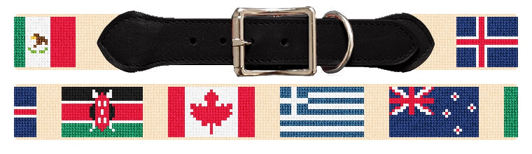Custom Needlepoint Dog Collar