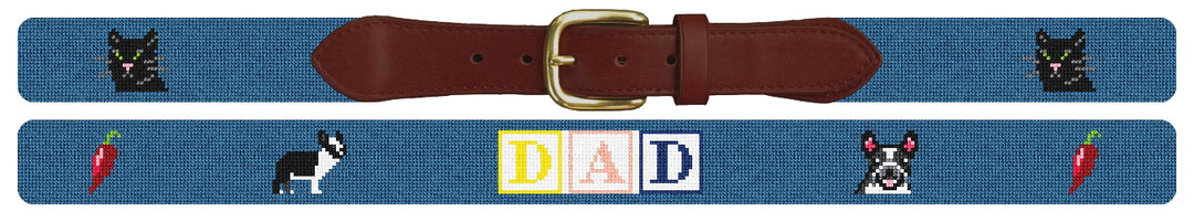 Custom Needlepoint Belt