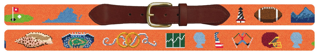 Custom Needlepoint Belt
