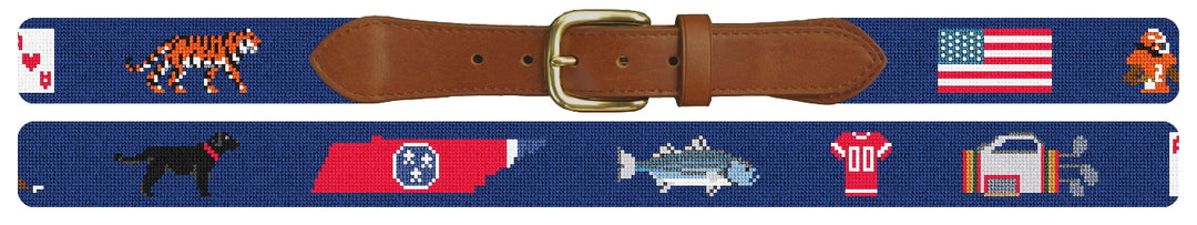 Custom Needlepoint Belt