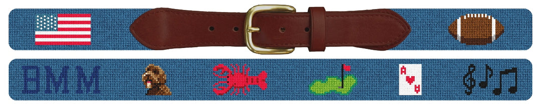 Custom Needlepoint Belt