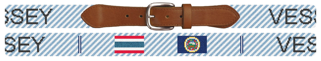Custom Needlepoint Belt