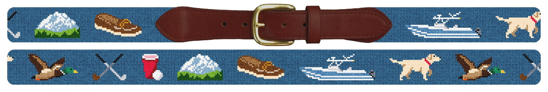 Custom Needlepoint Belt