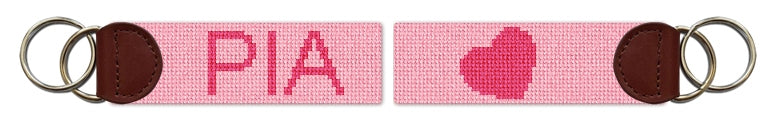 Custom Needlepoint Key Fob