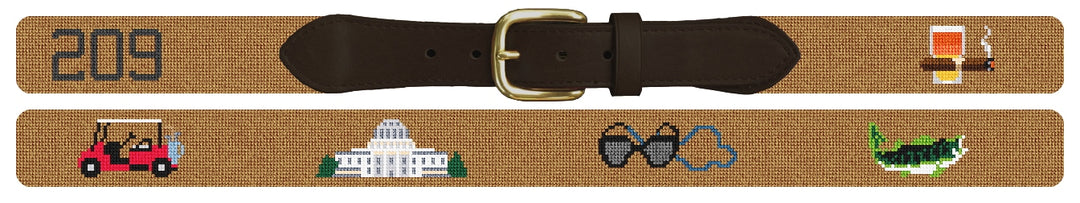 Custom Needlepoint Belt