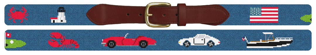 Custom Needlepoint Belt