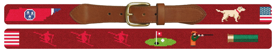 Custom Needlepoint Belt