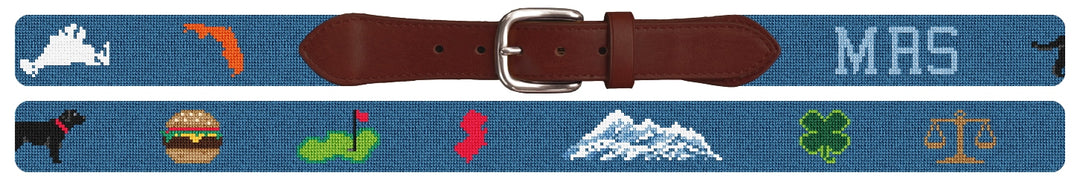 Custom Needlepoint Belt