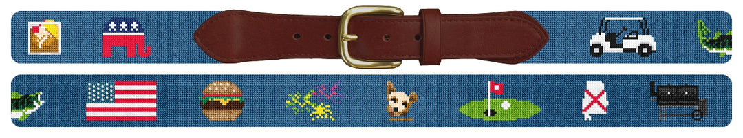 Custom Needlepoint Belt