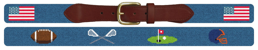 Custom Needlepoint Belt