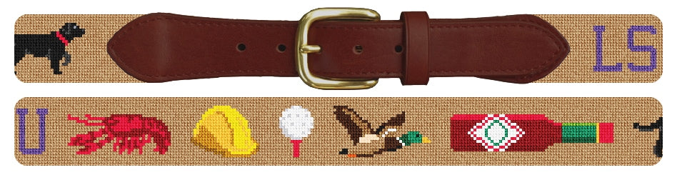 Custom Needlepoint Belt