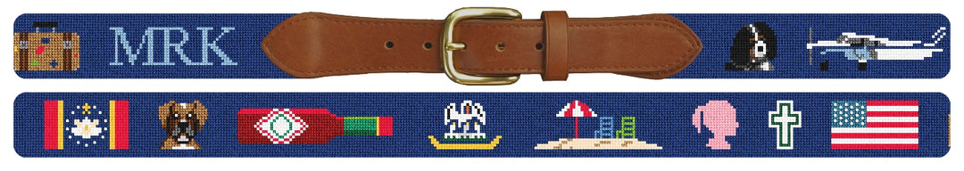 Custom Needlepoint Belt