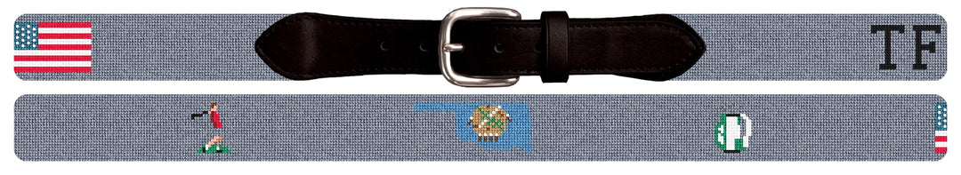 Custom Needlepoint Belt