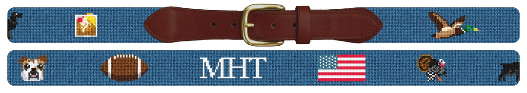 Custom Needlepoint Belt