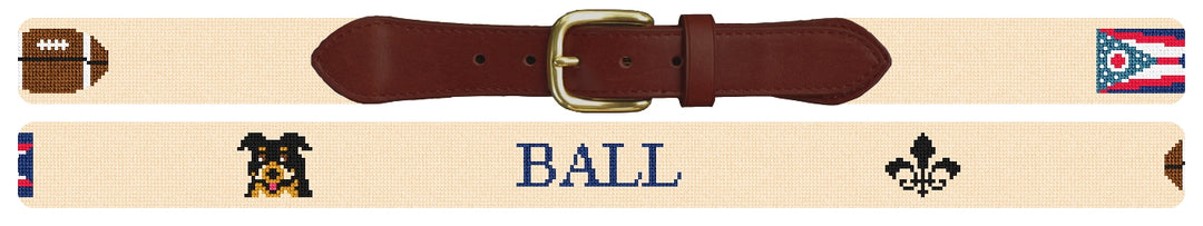 Custom Needlepoint Belt