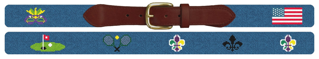 Custom Needlepoint Belt