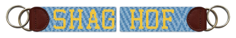 Custom Needlepoint Key Fob
