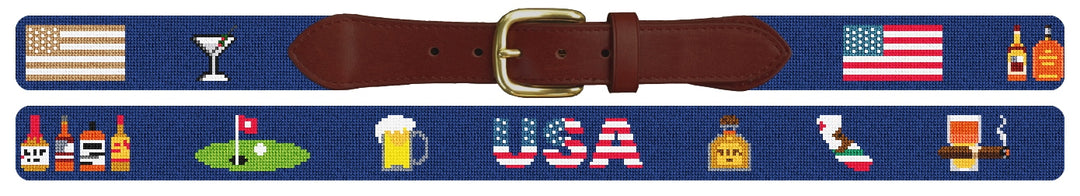 Custom Needlepoint Belt