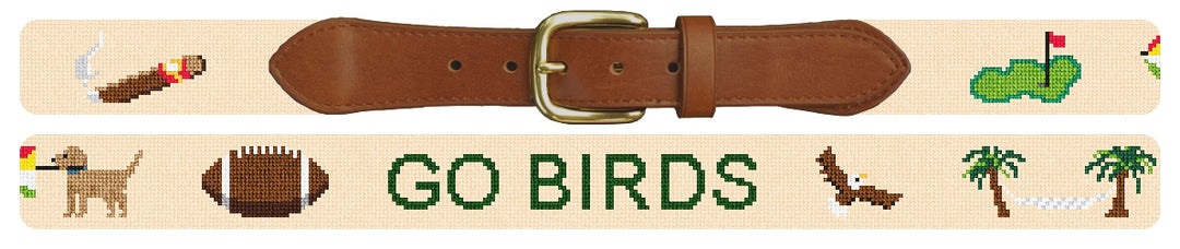 Custom Needlepoint Belt