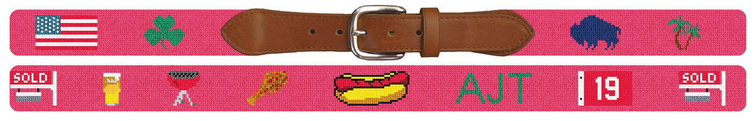 Custom Needlepoint Belt