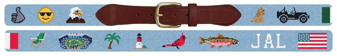 Custom Needlepoint Belt