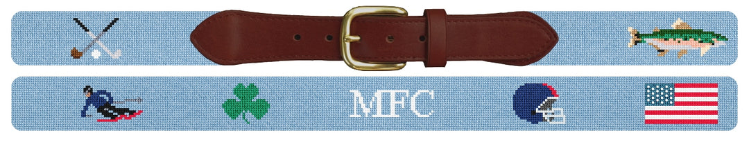 Custom Needlepoint Belt