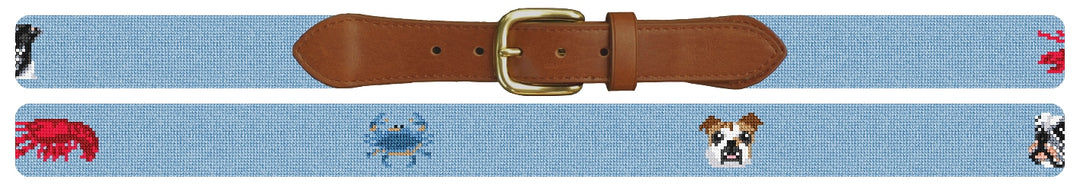 Custom Needlepoint Belt