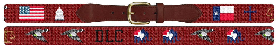 Custom Needlepoint Belt