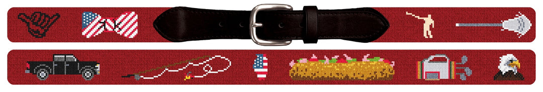 Custom Needlepoint Belt