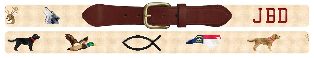 Custom Needlepoint Belt