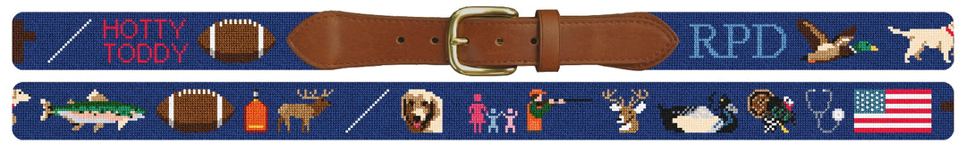 Custom Needlepoint Belt