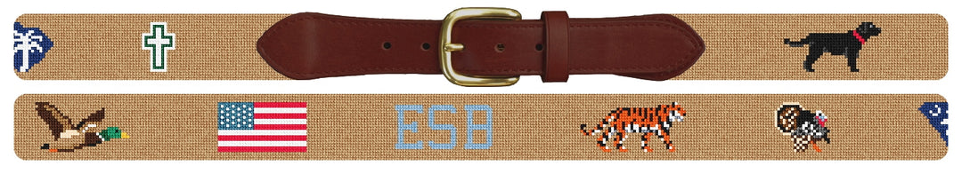 Custom Needlepoint Belt