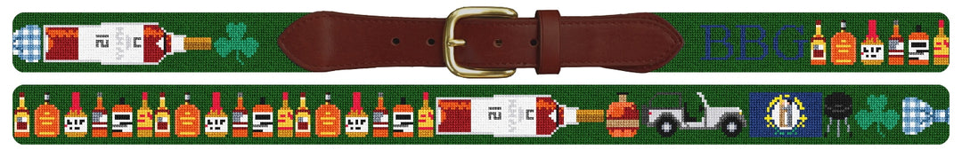 Custom Needlepoint Belt