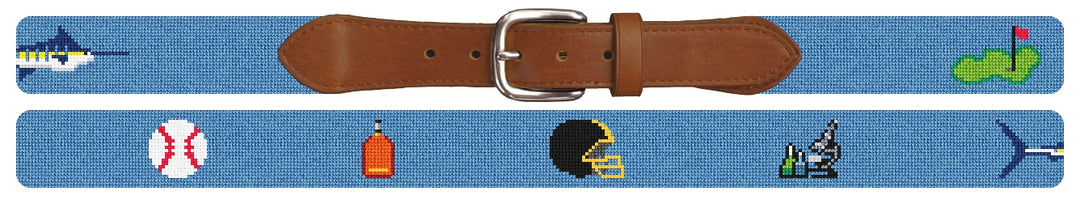 Custom Needlepoint Belt