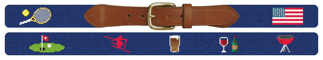 Custom Needlepoint Belt