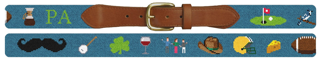 Custom Needlepoint Belt