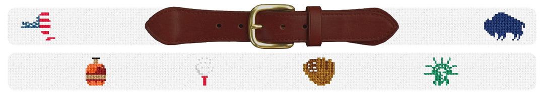 Custom Needlepoint Belt