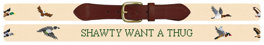 Custom Needlepoint Belt