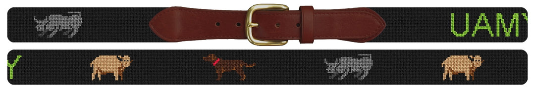 Custom Needlepoint Belt