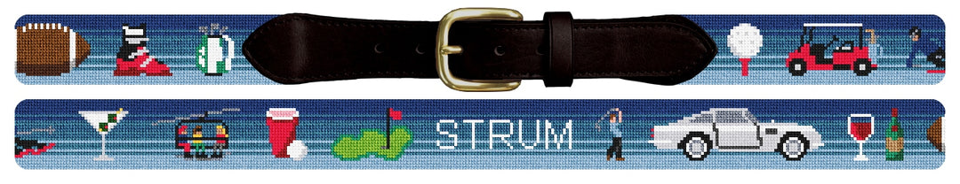 Custom Needlepoint Belt