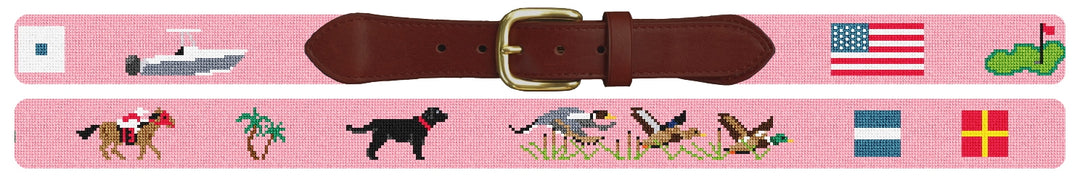 Custom Needlepoint Belt