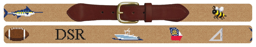 Custom Needlepoint Belt