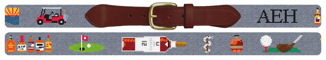 Custom Needlepoint Belt