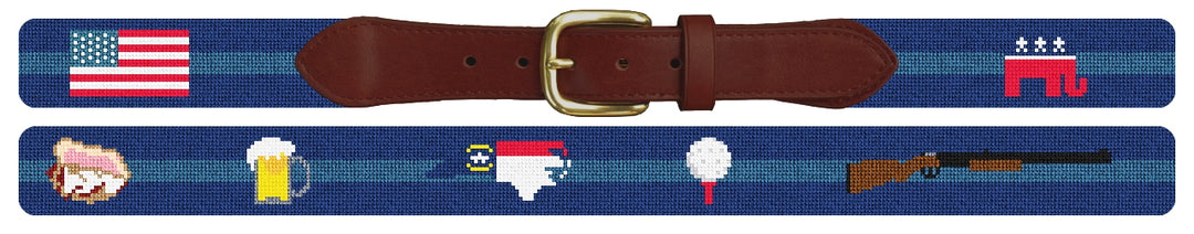 Custom Needlepoint Belt