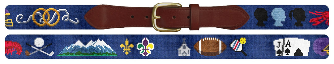 Custom Needlepoint Belt
