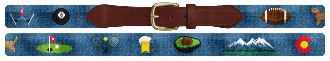 Custom Needlepoint Belt