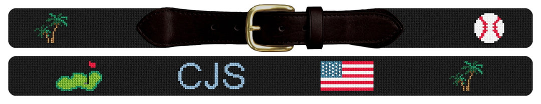Custom Needlepoint Belt