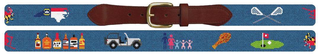 Custom Needlepoint Belt