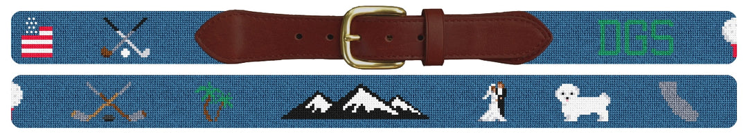 Custom Needlepoint Belt
